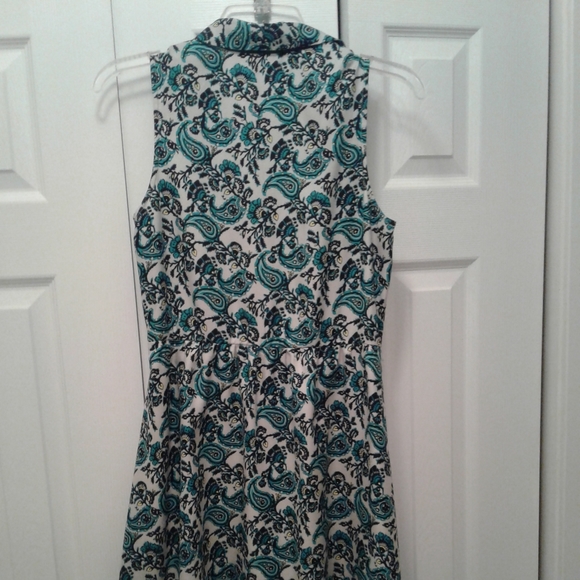 The Limited Scarf Print Button Down Shirt Dress - Picture 3 of 5